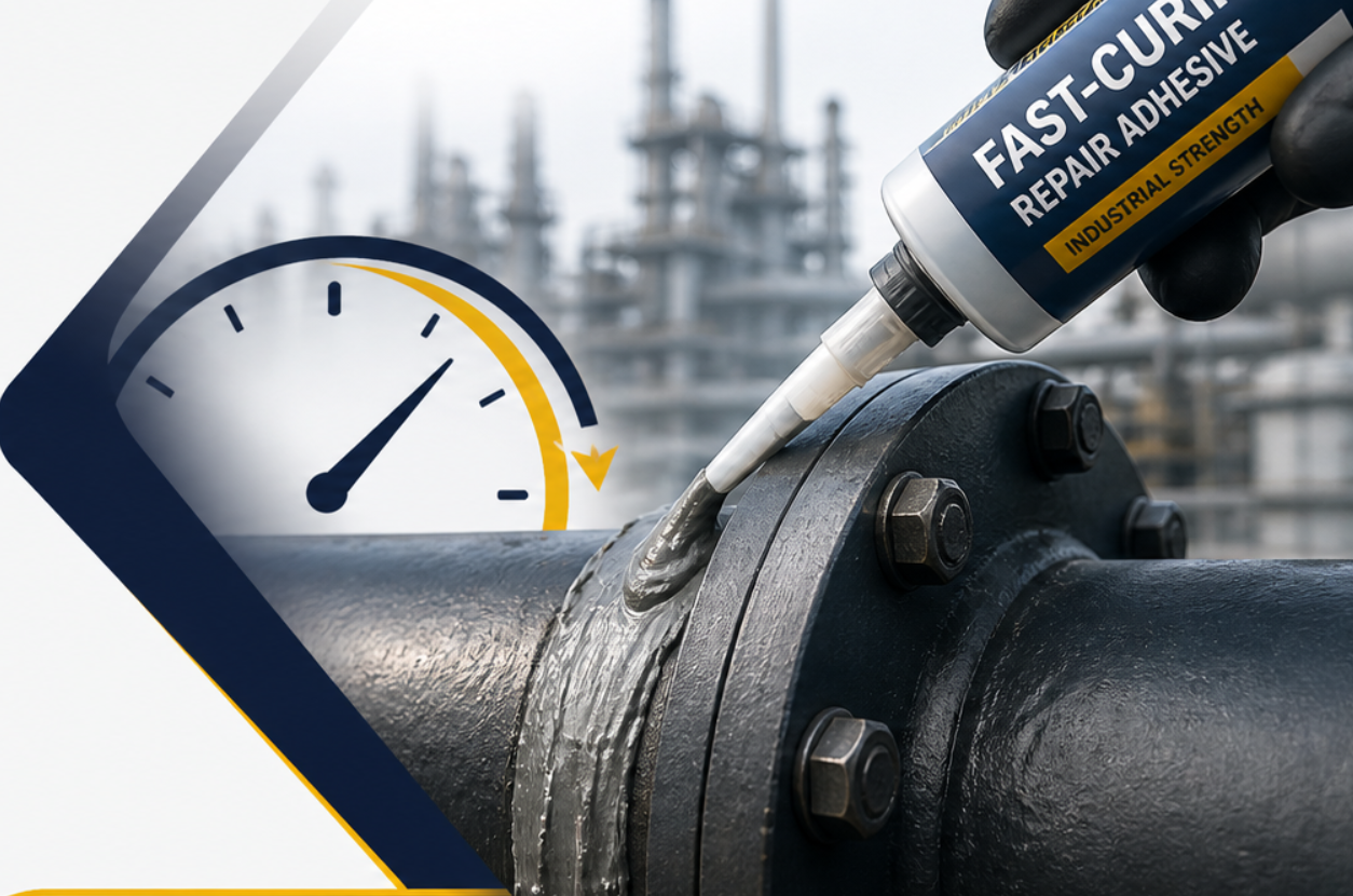 Reducing Production Line Downtime Using Fast-Curing Repair Adhesive
